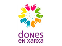 Logo Dones en xarxa